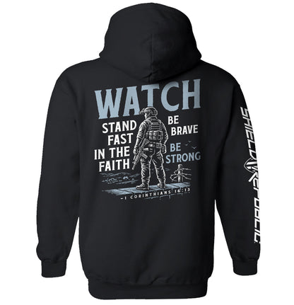 Watch Stand Fast in the Faith (Back Print)