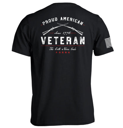 Proud American Veteran The Oath Never Ends