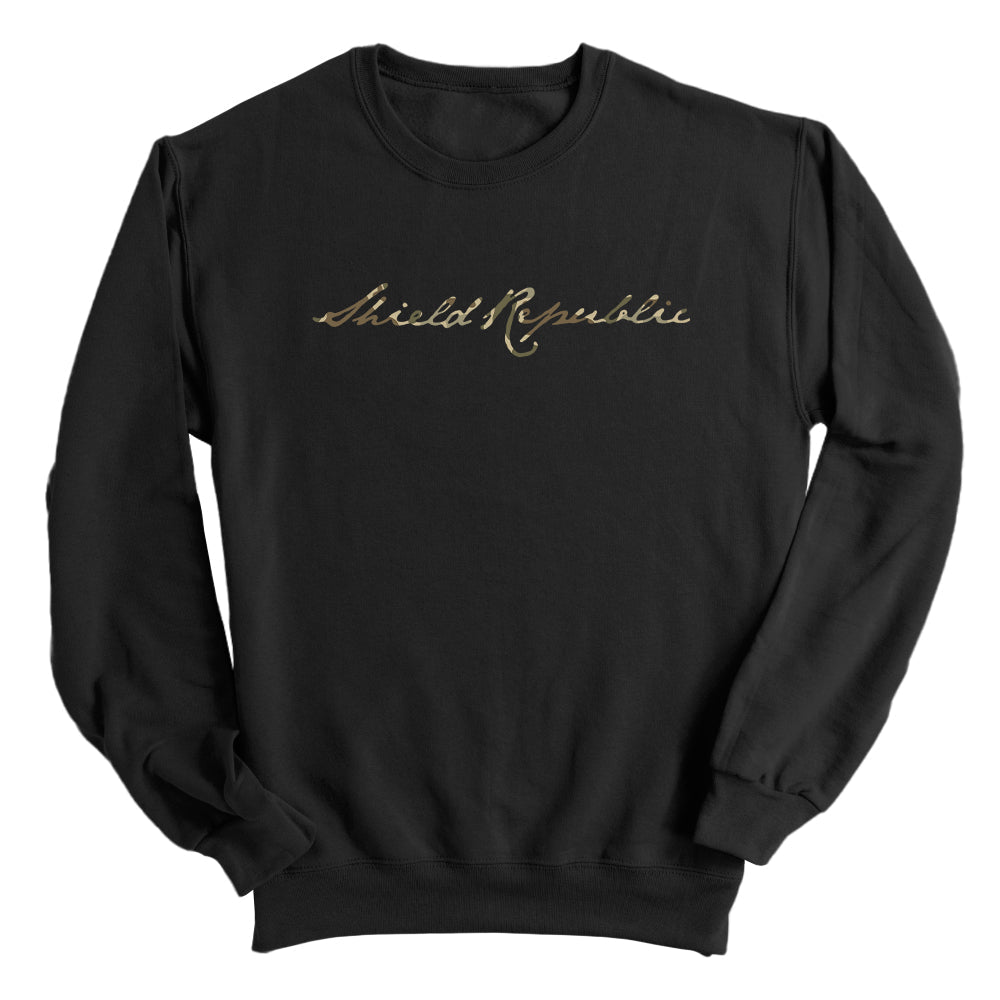Shield Republic Duck Camo Script (Front)