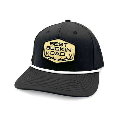 Best Buckin' Dad (Woven Patch)