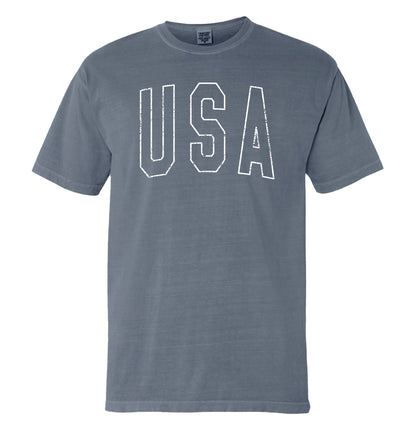 USA Collegiate Solid White (Front)