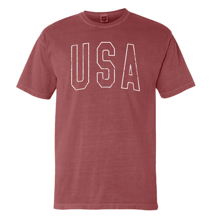 USA Collegiate Solid White (Front)