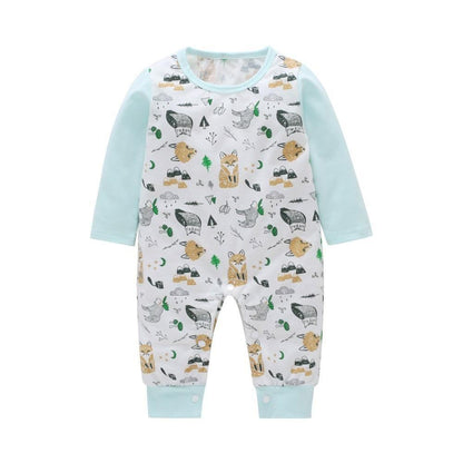 Newborn Baby Boys Girls Rompers cute Animal Printed Long Sleeve Winter Cotton Kid Jumpsuit Playsuit Outfits Clothing
