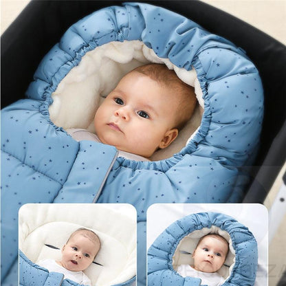 Newborn Winter Warm Baby Sleeping Bag Sleep sack For Stroller for Baby Sleep Sack Thickening Dual-use  For Baby Kids