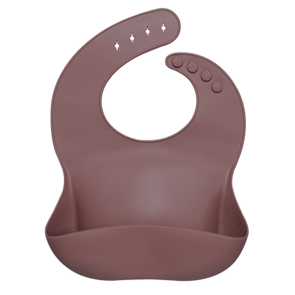 Silicon Breastplate Baby Bib Waterproof Solid Infant Bandana Bibs Newborn Feeding Burp Cloth Bib For Kids