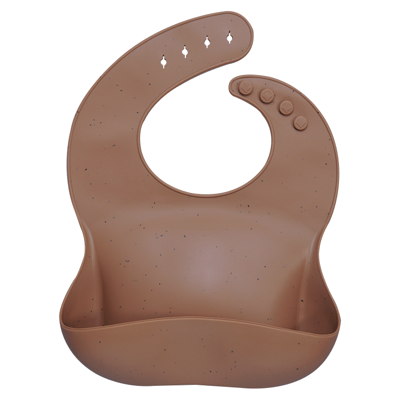 Silicon Breastplate Baby Bib Waterproof Solid Infant Bandana Bibs Newborn Feeding Burp Cloth Bib For Kids