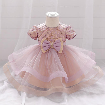 Unicorn Dress Costume Infant Party Dress For Baby Girls In elegant Style