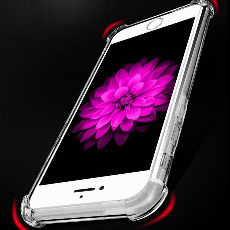 Classic Transparent Clear Soft Shockproof Phone Case Cover For iPhone Simple Phone Cases For iPhone XS 11 Pro MAX 6 6s 7 8 Plus Case Cover Silicone Case iPhone XR X 7 8 6 5 5S  5C Case For iphone