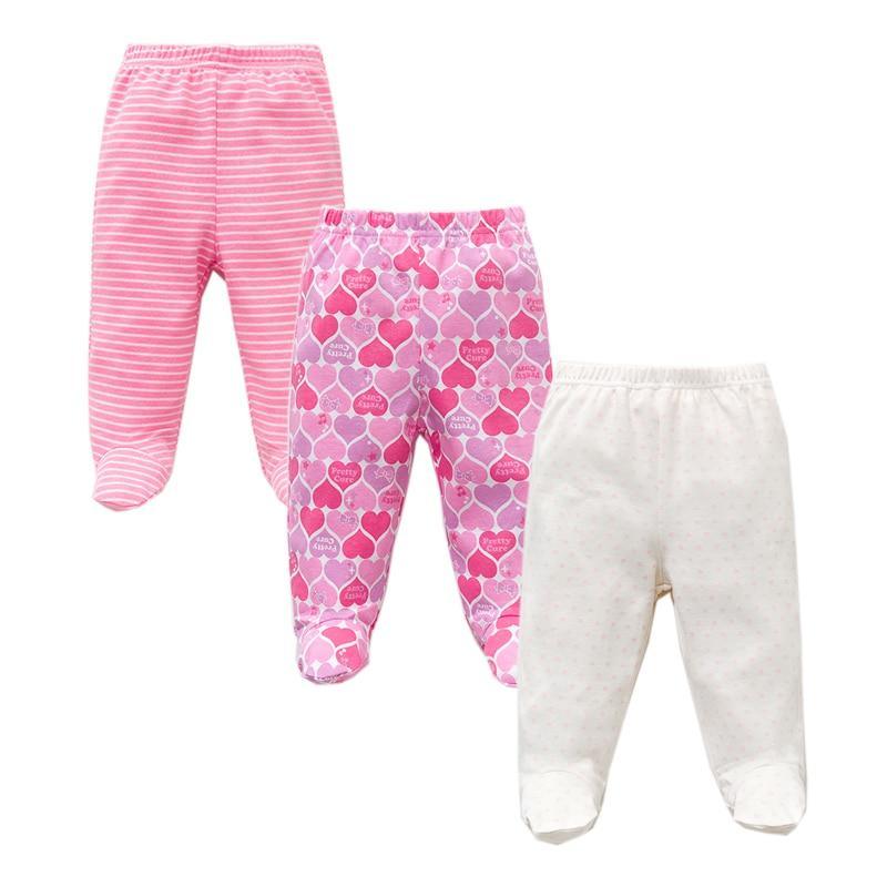 3PCS Baby Pants 100% Cotton Baby Girls and  Boys Clothes Unisex Casual Bottom PP Pants Newborn Baby Clothing For Children