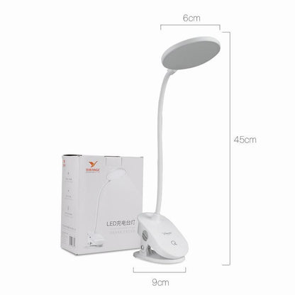 STEVVEX Clip Wireless Table Lamp For Study With 3 Modes Touch Rechargeable LED Reading Desk Lamp USB Table Light Flexo Lamps Table Reading Lamp with Clip for Desk and  Bed