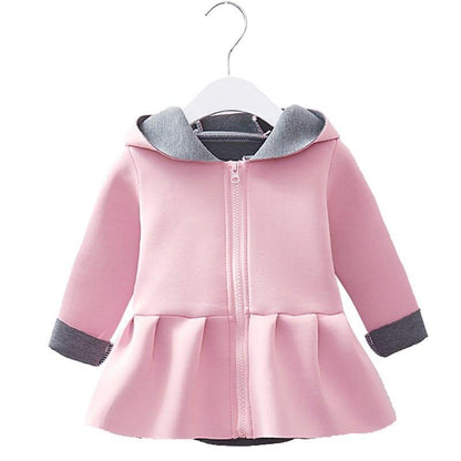 Modern Designer New Winter Baby Outerwear Hooded Printed Cotton Padded Jacket and Coats For Babies and Girls Kids