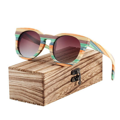 The New Elegent Original Round Sunglasses Polarized Gradient Sun glasses Round Sports Eyewear For Women and Lady With UV400 Protection