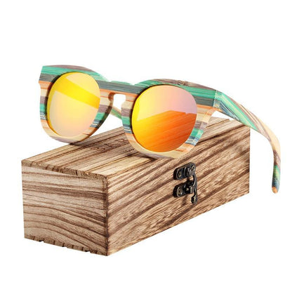 The New Elegent Original Round Sunglasses Polarized Gradient Sun glasses Round Sports Eyewear For Women and Lady With UV400 Protection