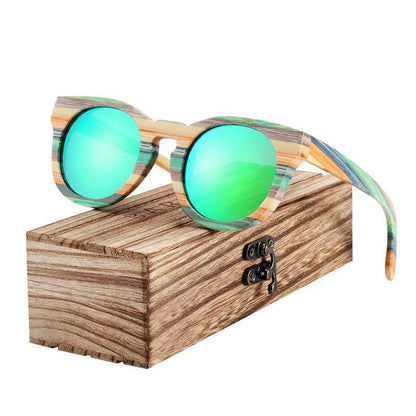 The New Elegent Original Round Sunglasses Polarized Gradient Sun glasses Round Sports Eyewear For Women and Lady With UV400 Protection