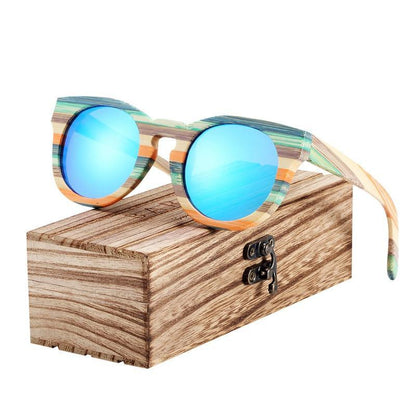 The New Elegent Original Round Sunglasses Polarized Gradient Sun glasses Round Sports Eyewear For Women and Lady With UV400 Protection
