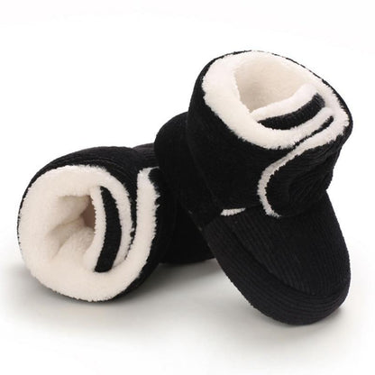 Newborn First Walkers Unisex Cozy Bootie Winter Warm Infant Toddler Crib Soft Autumn Shoes