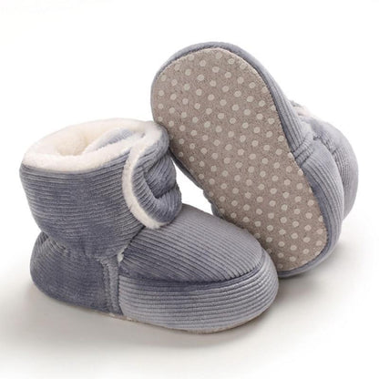 Newborn First Walkers Unisex Cozy Bootie Winter Warm Infant Toddler Crib Soft Autumn Shoes