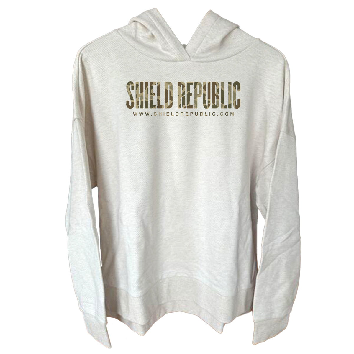 Shield Republic Duck Camo Banner Text (Front)