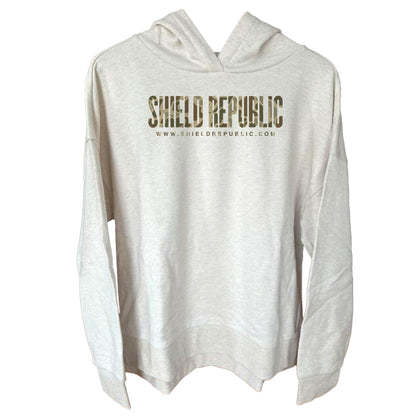 Shield Republic Duck Camo Banner Text (Front)