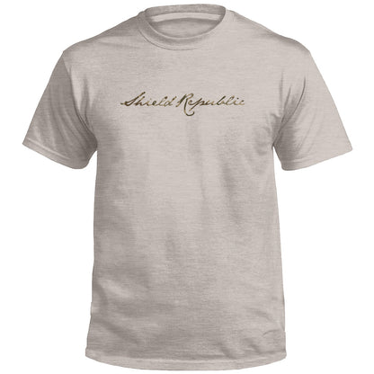 Shield Republic Duck Camo Script (Front)