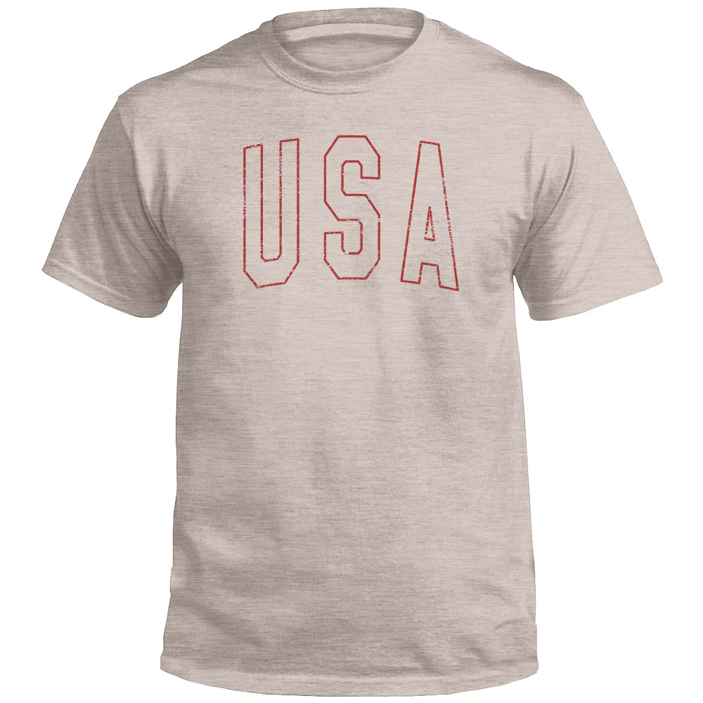 USA Collegiate Solid White (Front)