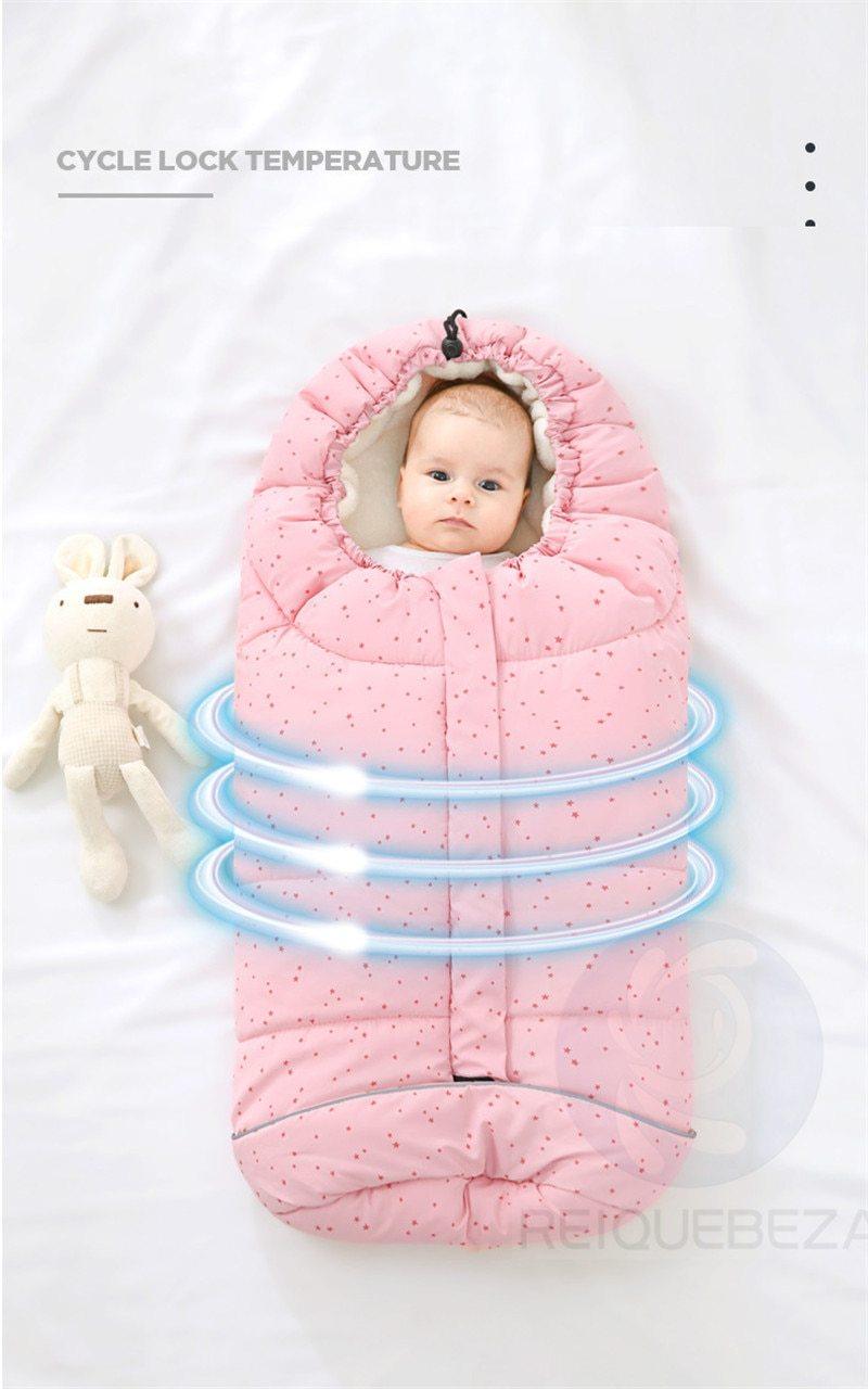 Newborn Winter Warm Baby Sleeping Bag Sleep sack For Stroller for Baby Sleep Sack Thickening Dual-use  For Baby Kids