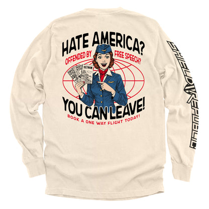 Hate America Offended By Free Speech You can Leave