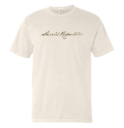 Shield Republic Duck Camo Script (Front)