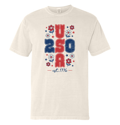 Red, White & Bloom (Front Print)