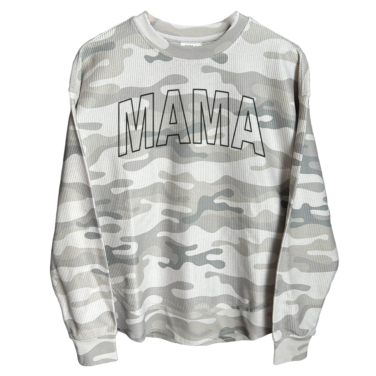 Mama Outline Grey (Front)