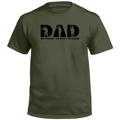 Dad The Veteran The Myth The Legend (Front)