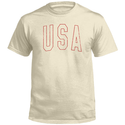 USA Collegiate Solid White (Front)