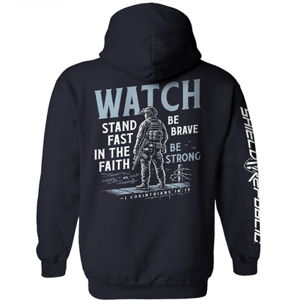 Watch Stand Fast in the Faith (Back Print)