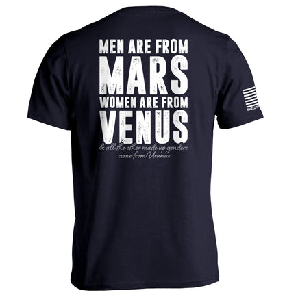 Men are from Mars Women are from Venus