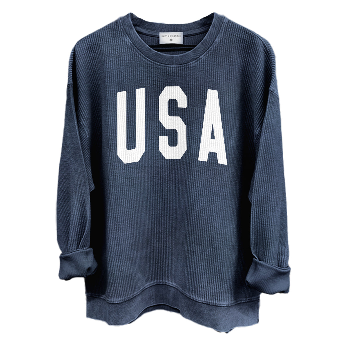USA Collegiate Solid White (Front)