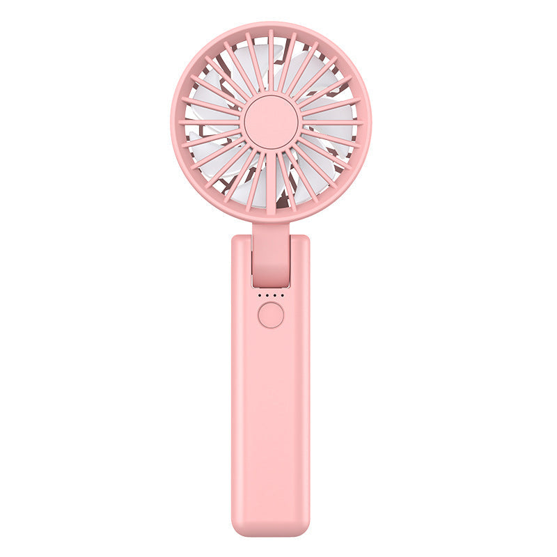 Portable Fan Mini Handheld Fan USB Rechargeable 3 Speed Personal Handheld Small Pocket Fan with Base for Indoor Outdoor Handheld Fan Mini Portable Fan Rechargeable Battery Fan Cute Design 3 Speed Dual Motors Personal Small Desk Fan with Base