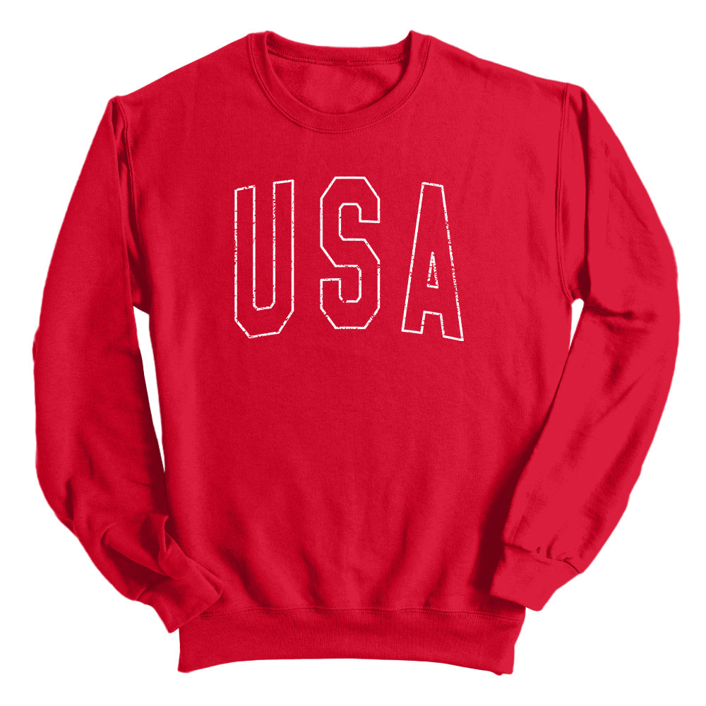 USA Collegiate Solid White (Front)
