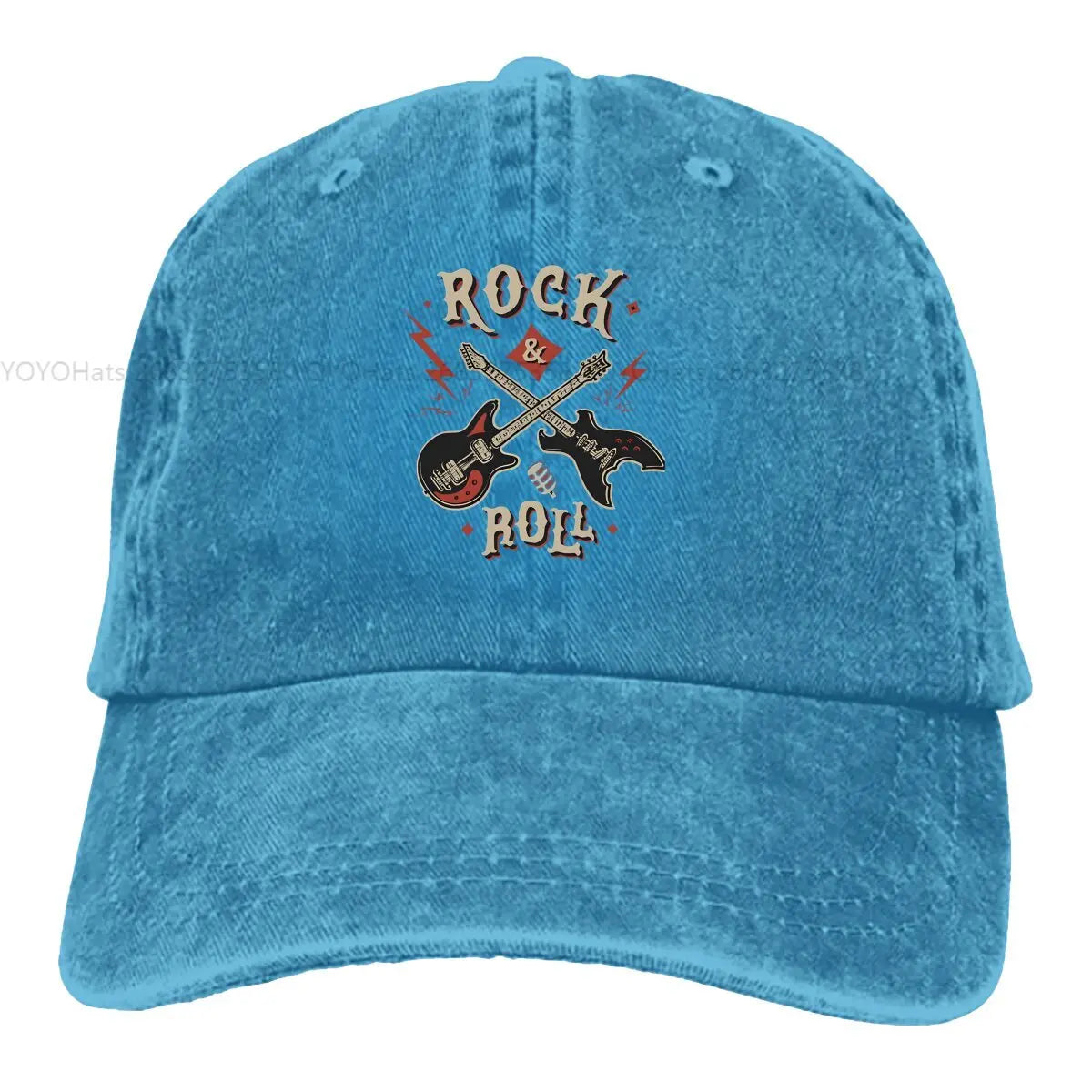 Rock N Roll Multicolor Caps