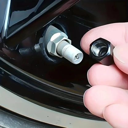 4PCS Aluminium Valve Stem Caps