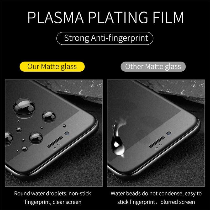 4pcs Soft Matte Ceramic Film Screen Protector for iPhone 14 13 12 Pro Max 11 XR XS X 8 7 plus SE20 Anti-broken Not Glass Film  Matte Finish Tempered Glass Screen Protector for iPhone