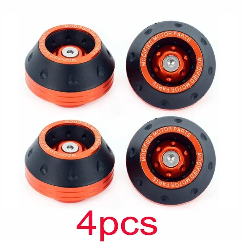 4PCS Motorcycle Crash Protectors Front Fork Slider Cups
