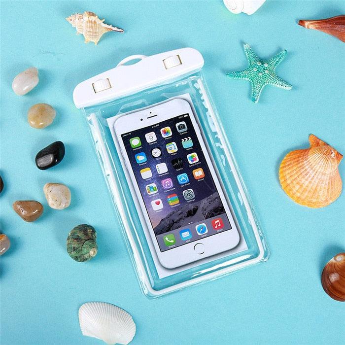 Waterproof Phone Case Universal Mobile Cover case For iPhone 13 Pro Max Phone Bag Underwater Case Phone Plastic Waterproof Underwater Pouch for Mobile Phone Case & Strap
