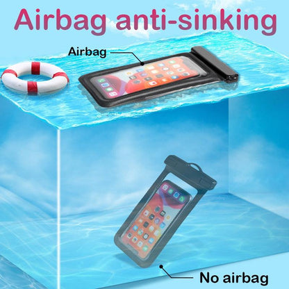 Universal Waterproof Phone Case Swim Bag For iPhone 11 13 Pro Max Water Sports Beach Pool Cover Universal Waterproof Phone Case  Waterproof Phone Pouch for iPhone