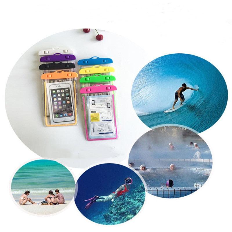 Waterproof Phone Case Universal Mobile Cover case For iPhone 13 Pro Max Phone Bag Underwater Case Phone Plastic Waterproof Underwater Pouch for Mobile Phone Case & Strap