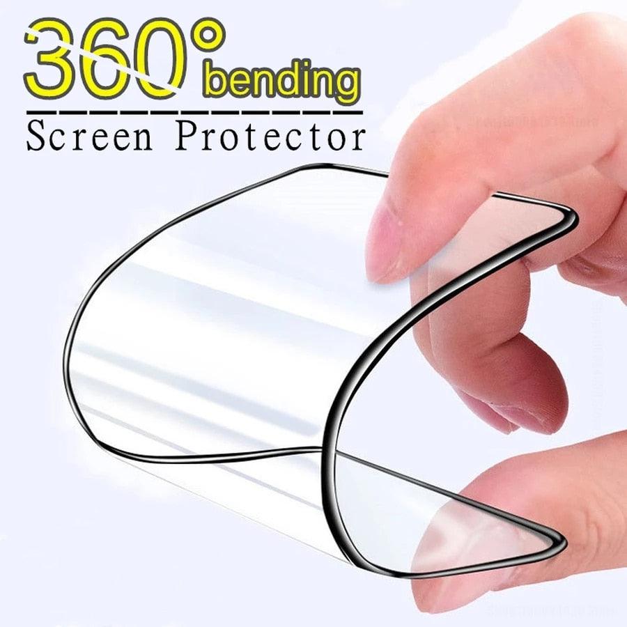 4pcs Soft Matte Ceramic Film Screen Protector for iPhone 14 13 12 Pro Max 11 XR XS X 8 7 plus SE20 Anti-broken Not Glass Film  Matte Finish Tempered Glass Screen Protector for iPhone