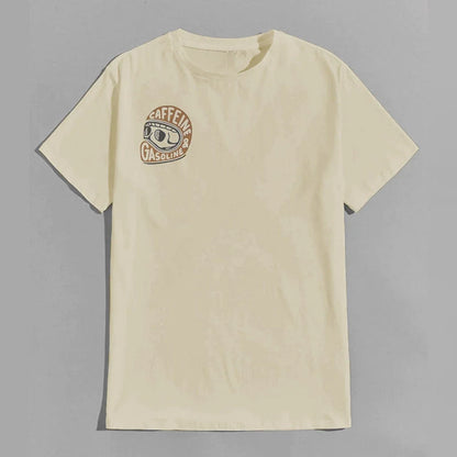 Caffeine & Gasoline Graphic Cotton T-shirt Unisex
