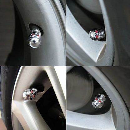 ABS Skull Valve Stem Caps