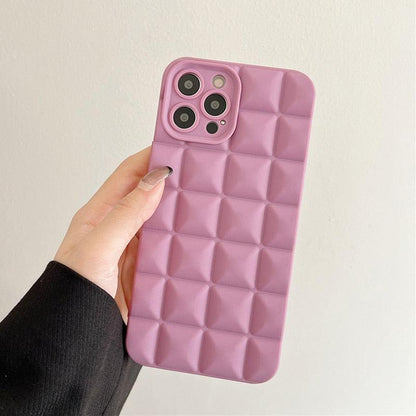 Unique Phone Case For iPhone 14 Pro 13 12 11 Pro Fashion 3D Soft Silicon Shockproof For iPhone 14 Case Bubble Case Cute Full Body Shape Soft Silicone Slim Cushioned Beautiful Elegant Case For Women