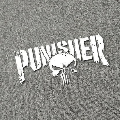 Motorcycle Tank Decals Punisher Reflective Waterproof PVC