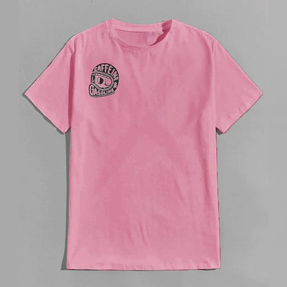 Caffeine & Gasoline Graphic Cotton T-shirt Unisex